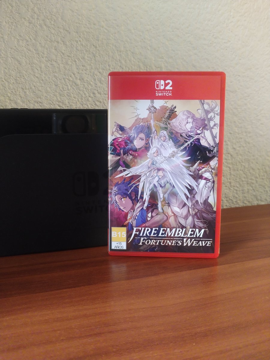 Don_maskara's tweet photo. #18 Colección de Switch 2
Al fin lo encontre a menos de 1500 pesos
Hora de jugar a el tejido de la fortuna
Mi juego mas esperado de todo el año porque me mama Fire Emblem
#nintendoswitch2
#switchcorps
#letsgetphysical
#switch2collection
#fireemblem https://t.co/kV3GCooppt