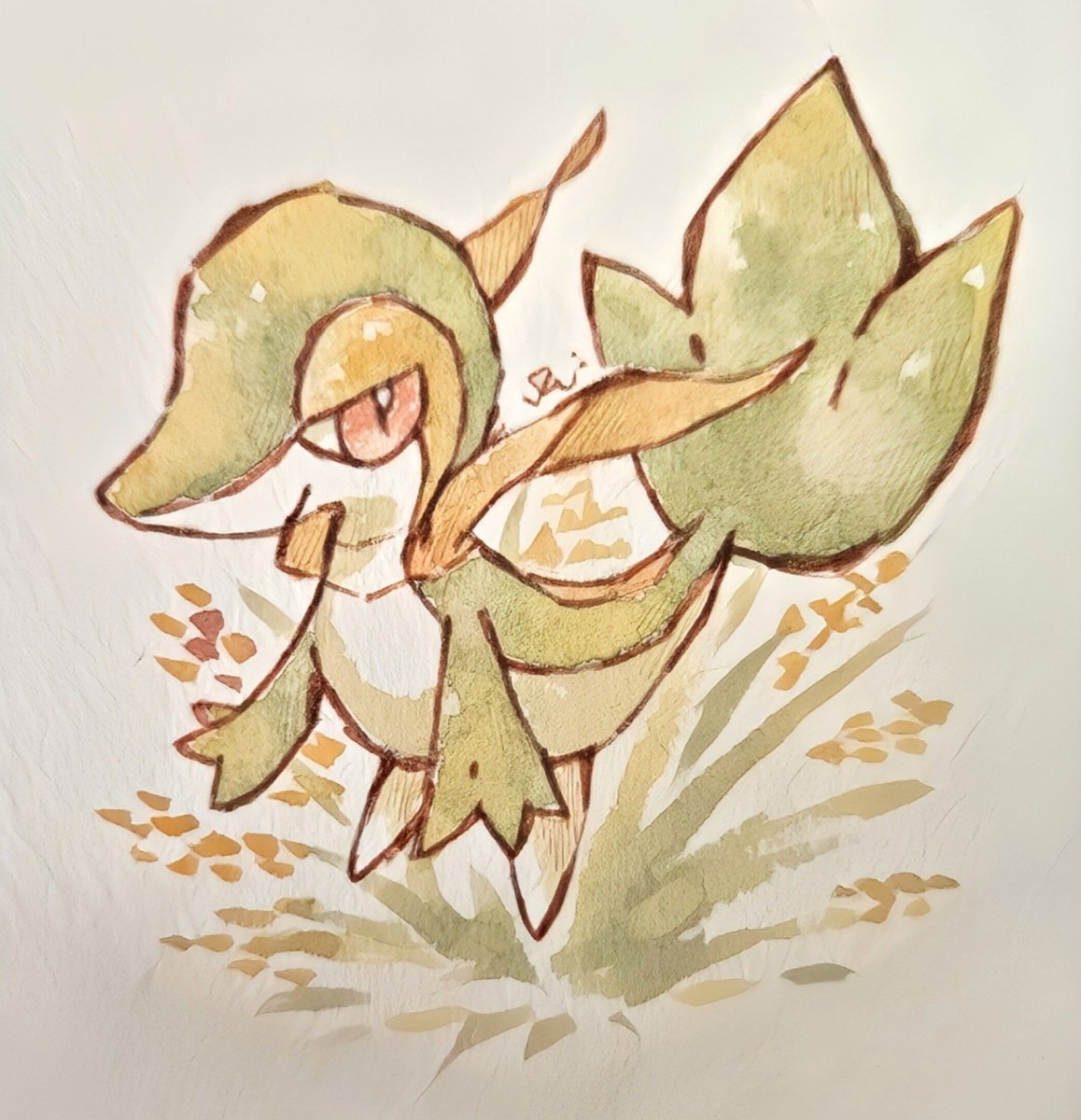 rai_kw's tweet photo. ツタージャかわいいよねツタージャ🌱⋆｡ https://t.co/qSHjrVzs0v