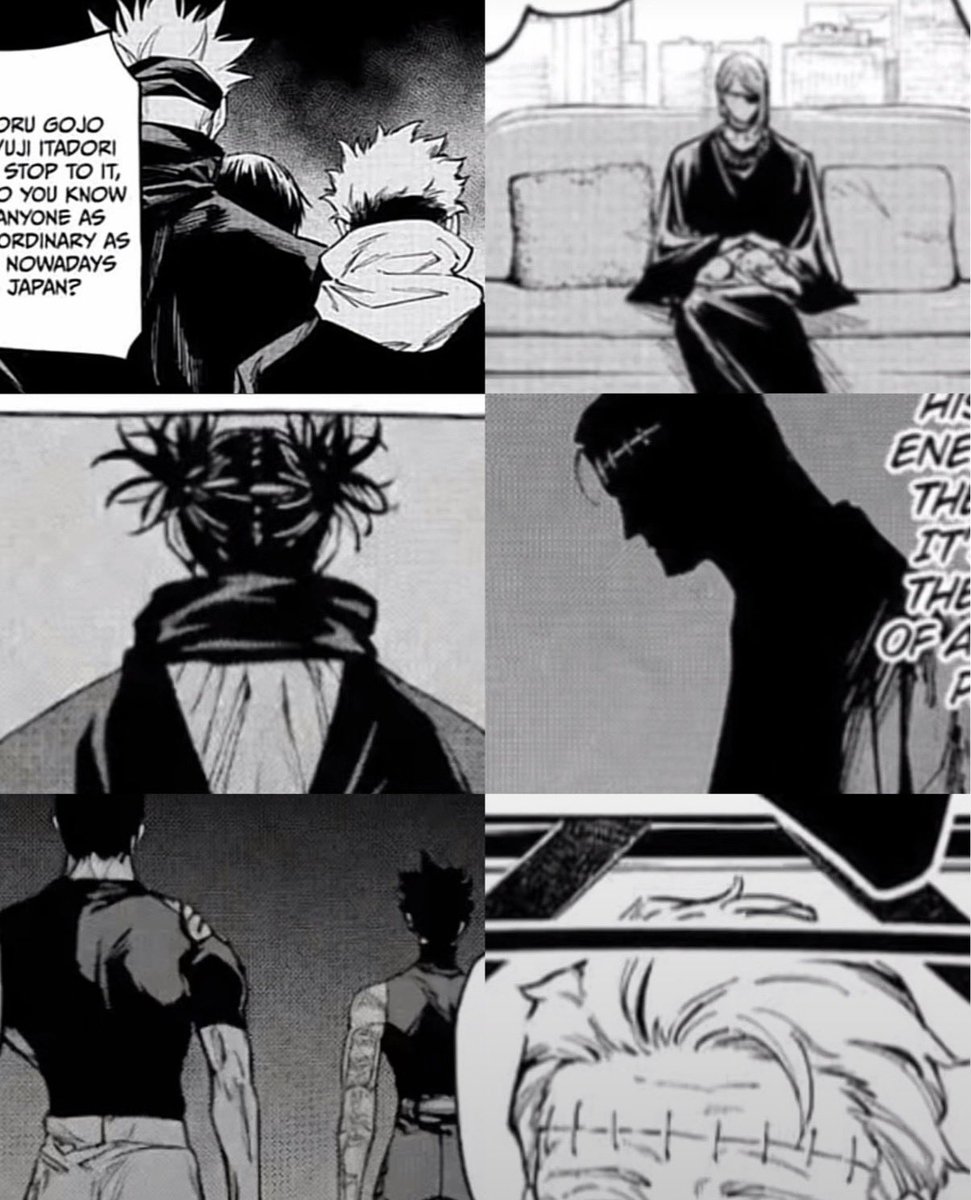 AnimeePost's tweet photo. The fact that no one from jjk has a face in modulo makes me so sick 💀 https://t.co/iUdfyWAkq3