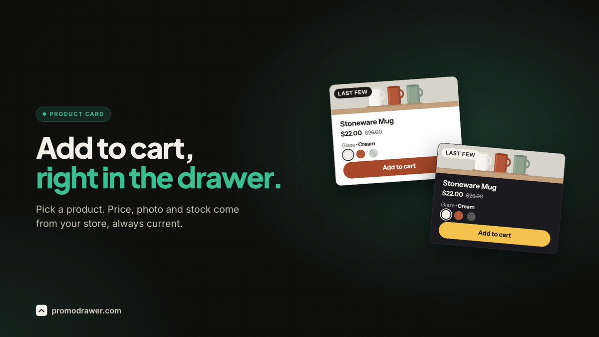 PromoDrawer tweet picture