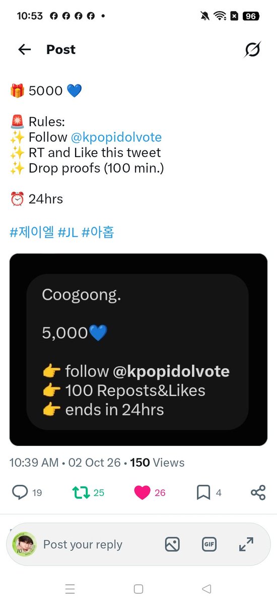 Matchamy10's tweet photo. @MatchaStarVT @kpopidolvote For #JL https://t.co/w3IBdmN3FS