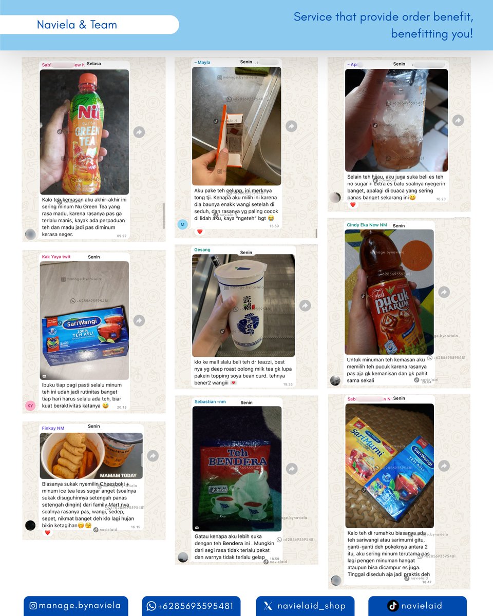 mik44ge's tweet photo. Butuh responden yang suka Teh? Gen Z atau Milenial? Bisa banget, tanya ke @navielaid_shop yuk. Avail juga kalau kamu need partisipan wawancara yang suka teh.

#zonauangㅤ https://t.co/MD4qqAu7ev
