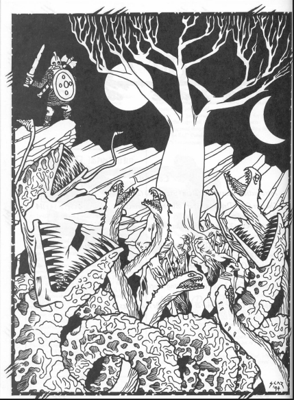OldSchoolRPGArt's tweet photo. SCAR Studios (Steve Carter and Antionette Ryder) - Art from 𝘎𝘦𝘵 𝘰𝘧 𝘍𝘦𝘯𝘳𝘪𝘴 𝘛𝘳𝘪𝘣𝘦𝘣𝘰𝘰𝘬 (James Moore), 𝘞𝘦𝘳𝘦𝘸𝘰𝘭𝘧: 𝘛𝘩𝘦 𝘈𝘱𝘰𝘤𝘢𝘭𝘺𝘱𝘴𝘦 1e, 1998, White Wolf Publishing, Inc. #werewolf #ttrpg #ttrpgart #ttrpgs #wta #wod https://t.co/X90vpX13Fp