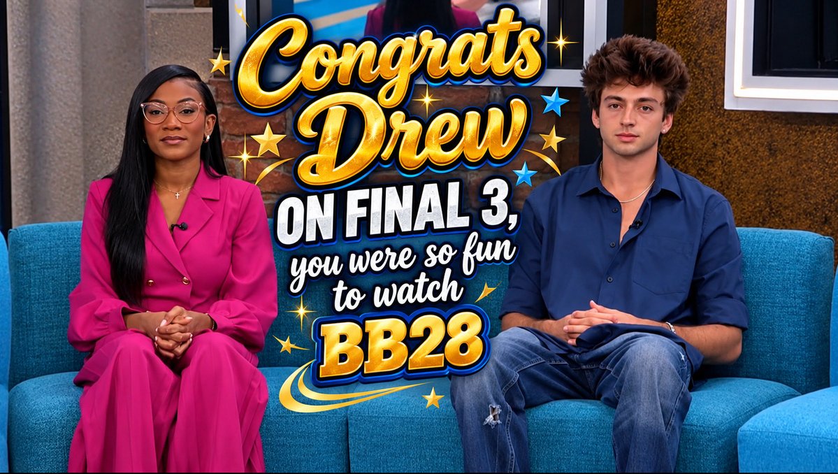 JoysBlessedLife's tweet photo. Congrats Drew for final 3, you played a fun game to watch, I really enjoyed watching you play Big Brother #bb28 @CBSBigBrother cast him again https://t.co/NNlqWJfzDq