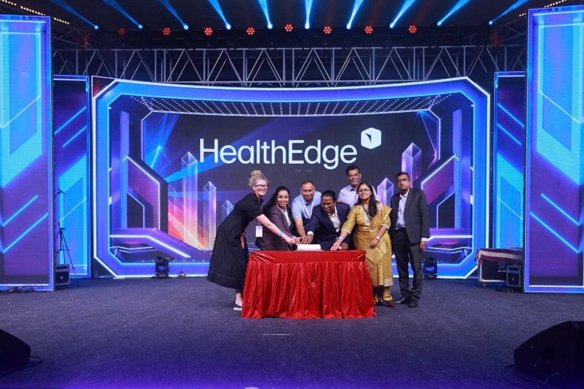 HealthEdge's tweet photo. Last week, HealthEdge® celebrated one year as a combined company with in-person &amp; virtual events across the U.S., India, the Philippines, Mexico and the U.K.

See how HealthEdge employees around the world celebrated this milestone &amp; our new brand. 

#HealthEdge #LifeAtHealthEdge https://t.co/s9VLXSSAur