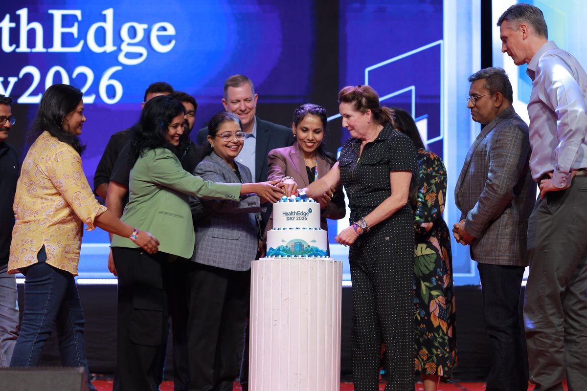 HealthEdge's tweet photo. Last week, HealthEdge® celebrated one year as a combined company with in-person &amp; virtual events across the U.S., India, the Philippines, Mexico and the U.K.

See how HealthEdge employees around the world celebrated this milestone &amp; our new brand. 

#HealthEdge #LifeAtHealthEdge https://t.co/s9VLXSSAur