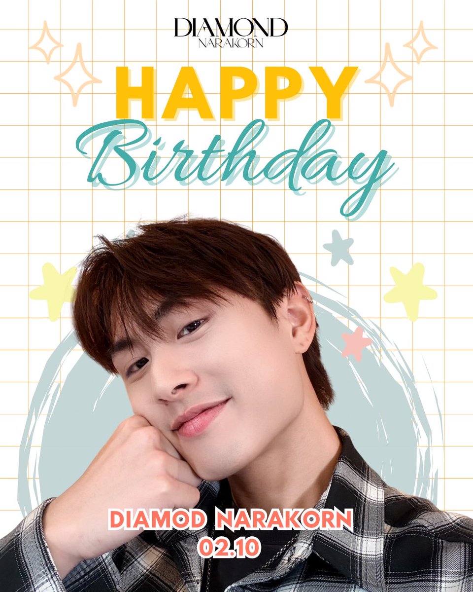 DIAMONDNRK_OFC's tweet photo. Happy birthday “Diamond Narakorn” 💎
Have a wonderful birthday! 🎂

#Diamondnrk_ https://t.co/BWwshQ5qyB