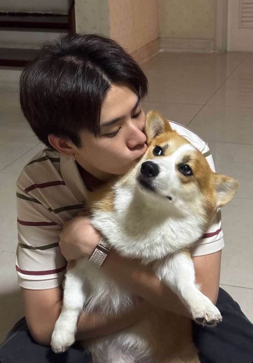 gimmethatqt's tweet photo. หล่อ ใจดี รักสัตว์ ไม่มีฟันคุด 🐶🤏🏻 https://t.co/7PsrcAL3AW