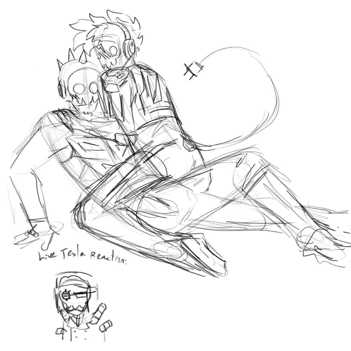 Arachnyphobia's tweet photo. oh shit i didn’t realize i hit 200, thank you guys, ive been drawing a lot and dont have the time or energy to draw a ton more so here’s this zerust sketch i didnt post. ENJOY #zerust #tombsonatwt https://t.co/55K41rX2b7