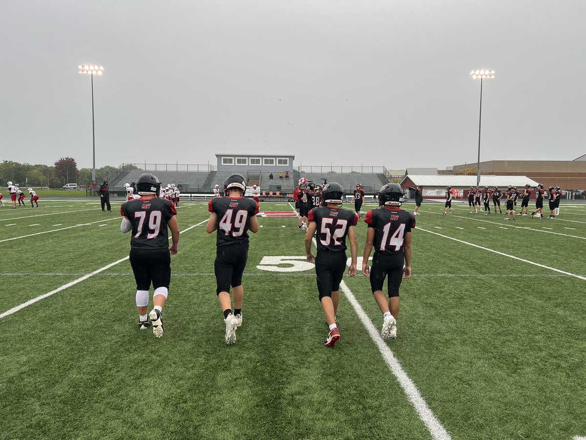 MHSWarriorsFFB's tweet photo. The kids bought in this week. 
The kids prepared like crazy. 
The kids readied themselves for a knockdown battle. 
The Game didn’t start the way we wanted. But we got up &amp; fought.
Respect to the other team. 
But tonight was about our growth.
We left the battlefield with a W! 21-8 https://t.co/xuPx1iqhrw