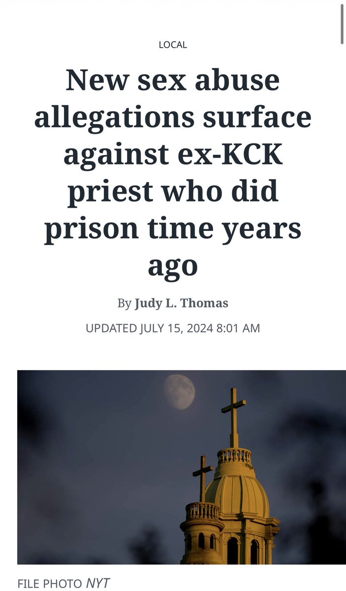 watchkeep's tweet photo. I’m ABSOLUTELY DISGUSTED at what I’ve just learned: Seneca Kansas Chamber featured a registered child sex offender, a former Kansas priest, Dennis Schmitz, on their Facebook page today. Dennis did prison time in the early 2000s. 

He now owns and operates a landscape company in Seneca. In the video he said he most importantly loves the high school and young people aged 14 and up who work with his company. Then he promotes the local Catholic Church. In 2024, The Kansas City Star did a story on new child sex abuse allegations against Dennis.