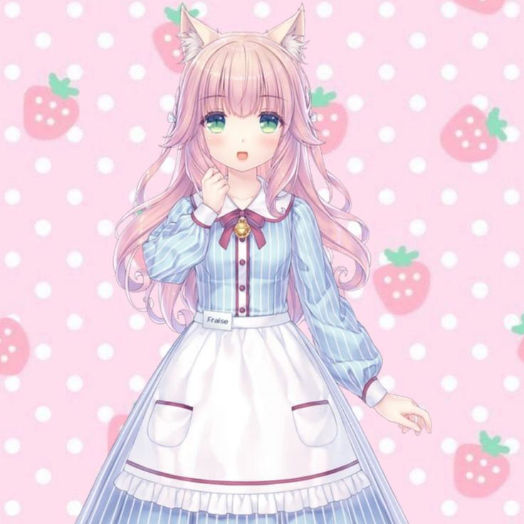 chocolakitten's tweet photo. Strawberry milk Fraise~
#nekopara https://t.co/pZtCRVg3Qj