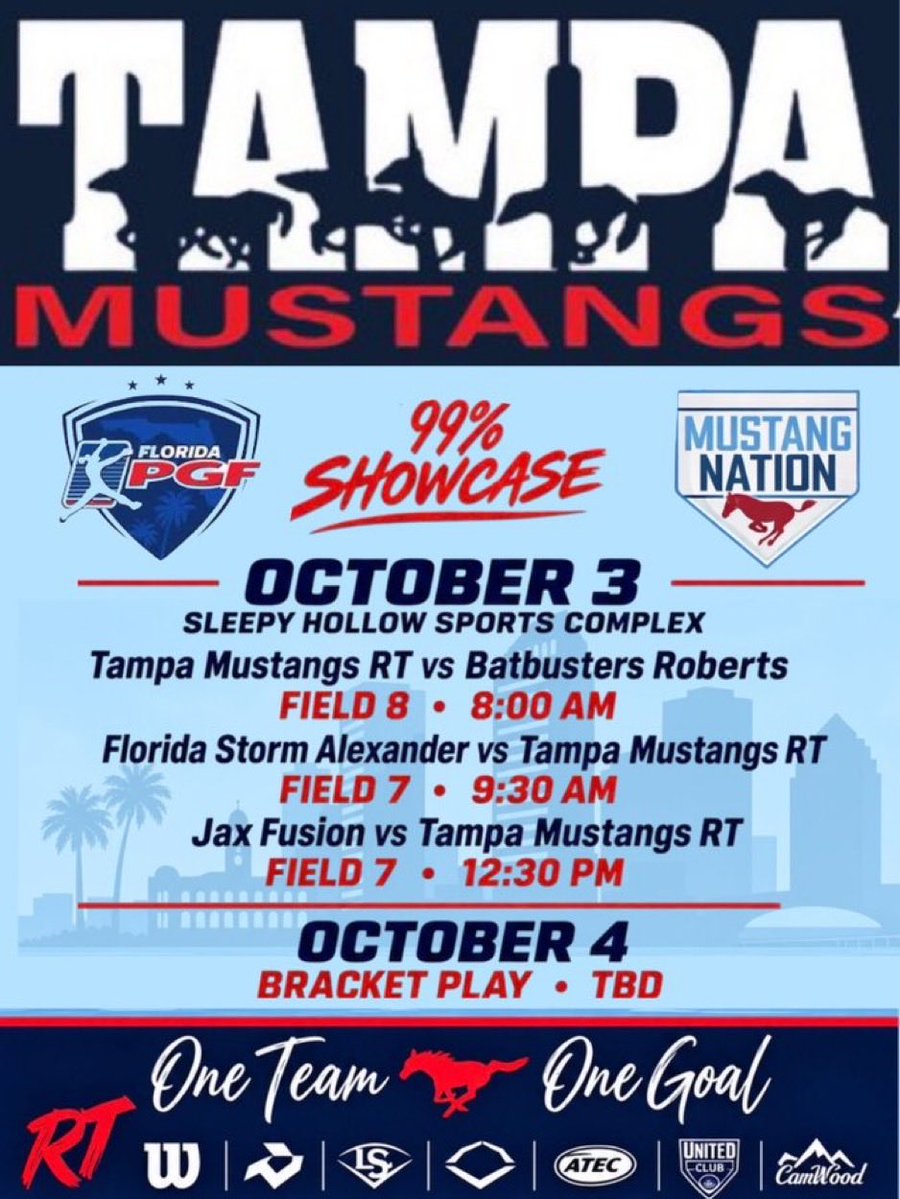 AlainaSurber27's tweet photo. Looking forward to this weekend!!! Come check my team out! 💙❤️🔥❤️💙

@TampaMustangs @TampaMustangsRT @TopPreps @LineDsoftball @SBRRetweets @d1fastpitch1 @DiamondAddicts @flpgfmedia @SoftbalAmerica @SoftballDown https://t.co/fDKw8qsl9n