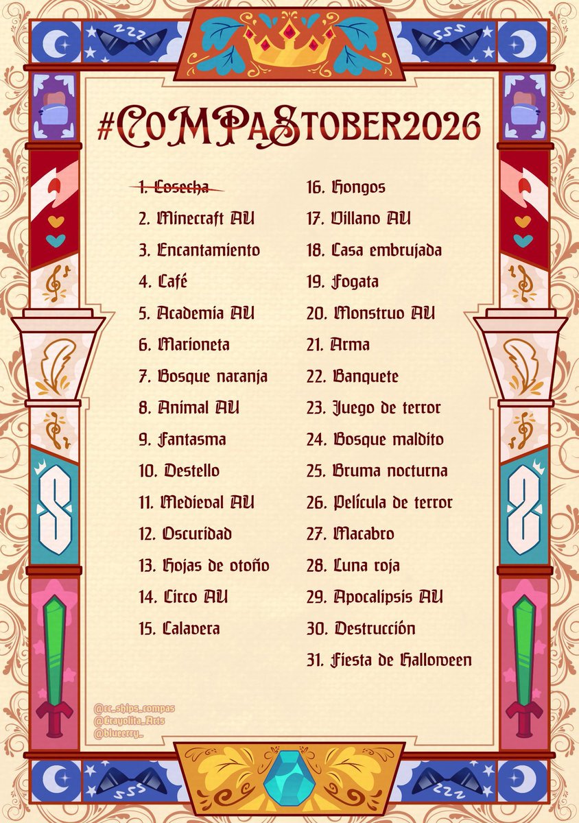 _Rainy_Joke_48's tweet photo. 1: cosecha
Medio raras las caras jsjsjs
#CoMPaSTober2026 https://t.co/PDlwyIY3dL