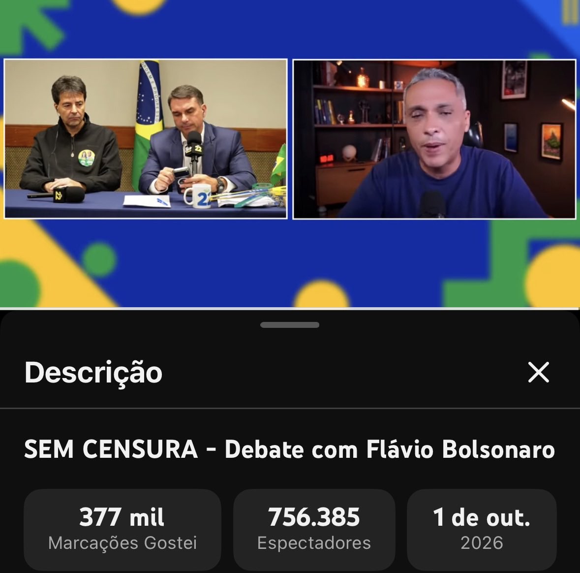 ljwdex's tweet photo. Carai 750 mil pessoas em uma live de última hora https://t.co/y66ccx0xDj