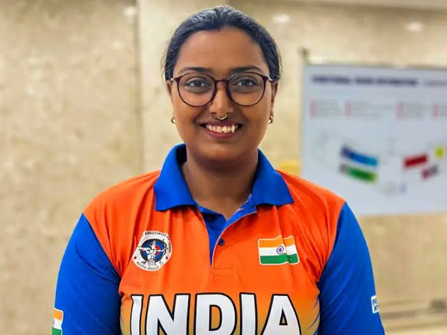 Shaitaankajija's tweet photo. Deepika Kumari out❌
Gold medal In✅

Choked in every important games and denied India a medal https://t.co/LVEouXUChy