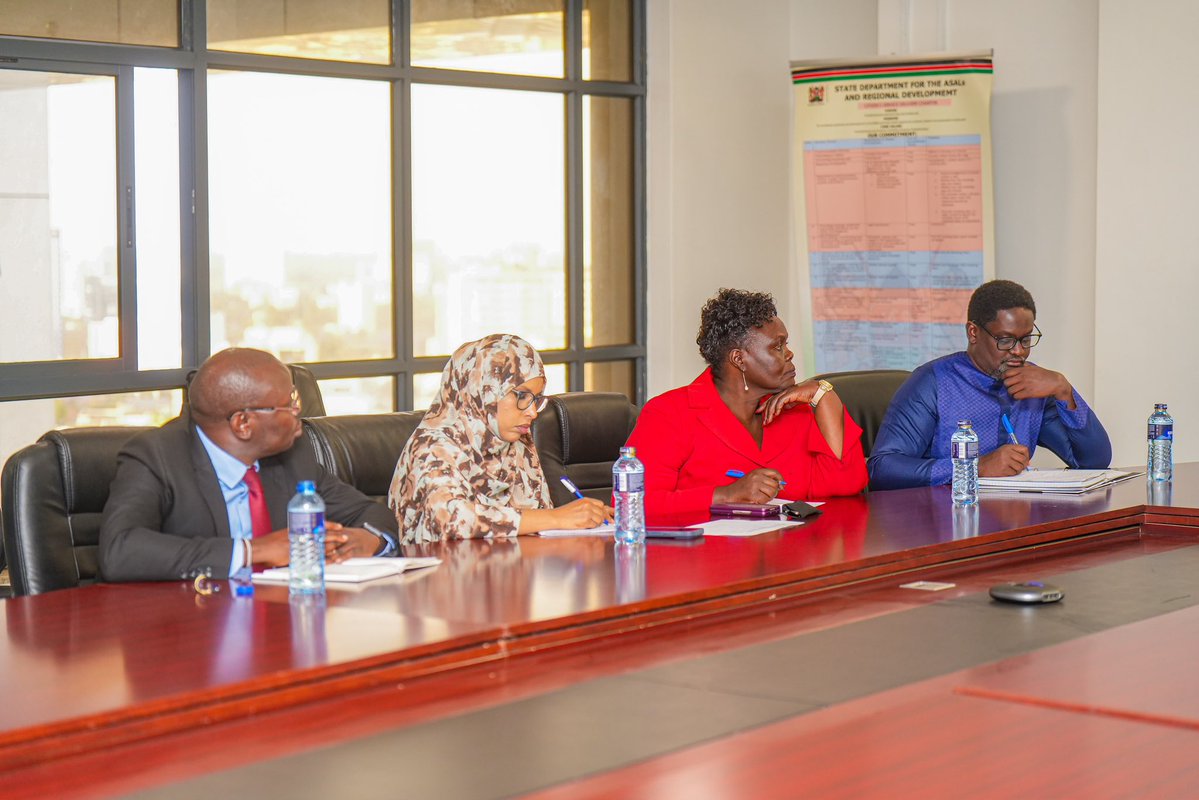 CSBeatriceMoe's tweet photo. I held a consultative meeting with Members of the East African Legislative Assembly (EALA) - Kenya Chapter who play a critical role of safeguarding Kenya's national interests, legislation, and providing oversight on matters relating to the East African Community (EAC) integration process.

As an ex-officio EALA member, we agreed to meet regularly to share issues requiring the attention of EAC Council of Ministers.