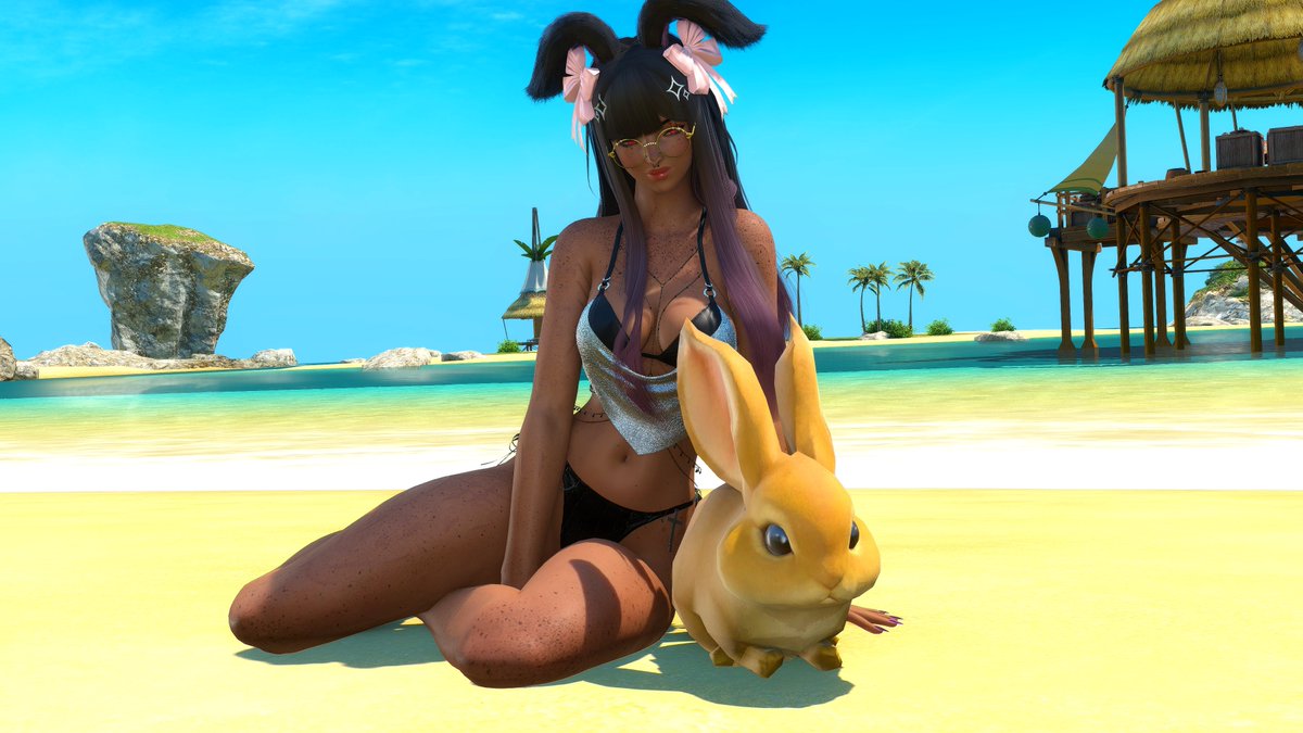 RaphTasuki's tweet photo. Say hello the my little friend
|#ffxivgpose | #ffxivsnaps |#Viera | #EorzeaPhotos | #GPOSERS https://t.co/QxNngqL7An