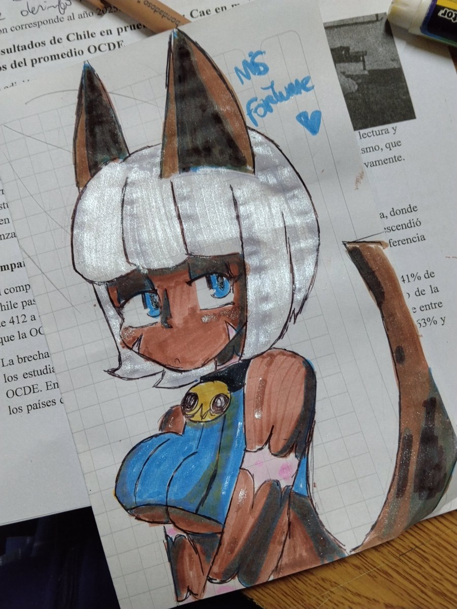 Pulga4332's tweet photo. Ms fortune:3!! (I love her) 
Hecho x mi en clase estaba aburrida xd
#skullgirlsfanarts #msfortune https://t.co/fs26f185fk