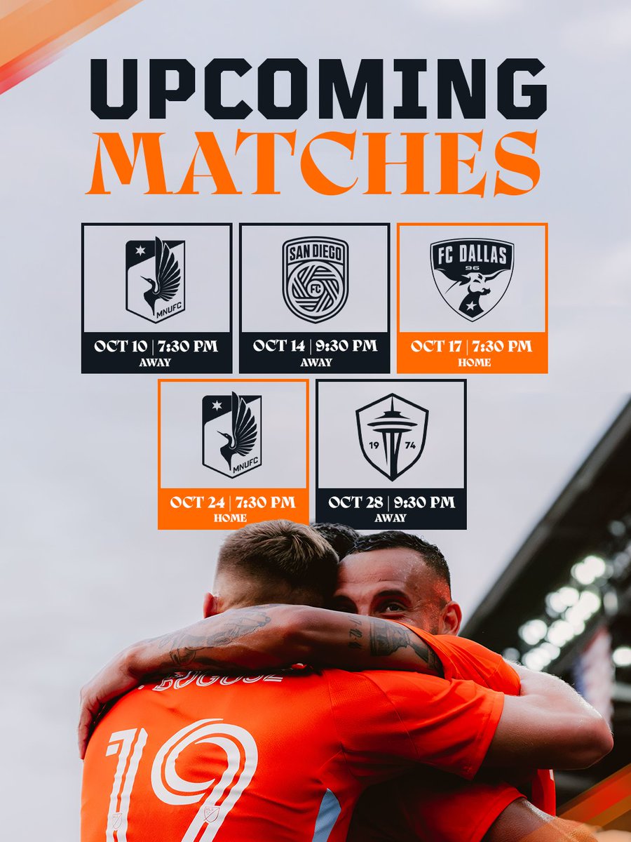 HoustonDynamo's tweet photo. Ready to #BringTheHustle all month long 😤 

🎟️ Get Tix: https://t.co/KTgE1mYVHE https://t.co/W6HMtiVuta