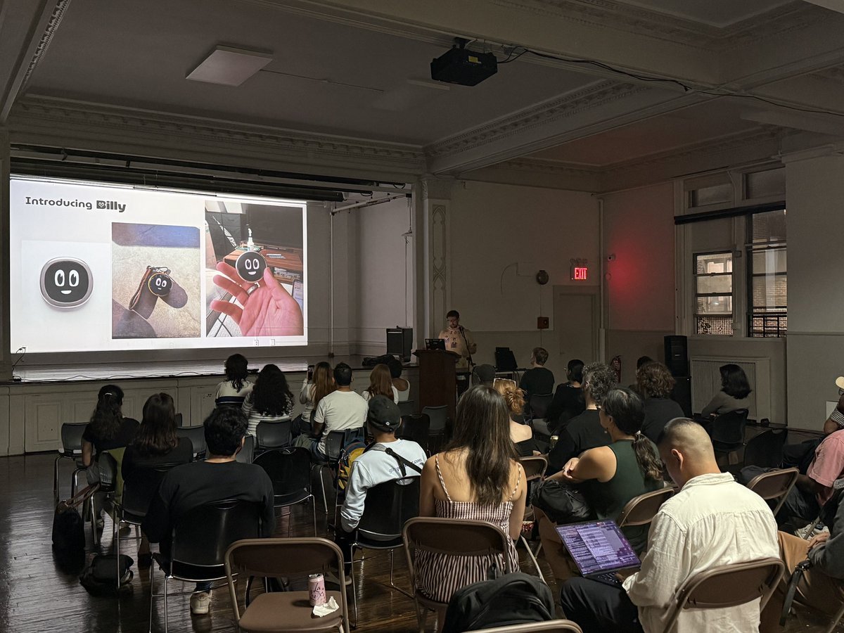 ACollinHadley's tweet photo. demo night with @nyproductdesign at a… old church in Williamsburg? https://t.co/P81wWPtbxT