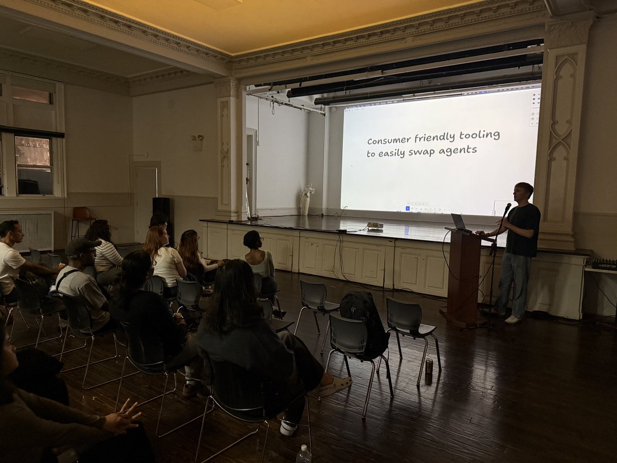 ACollinHadley's tweet photo. demo night with @nyproductdesign at a… old church in Williamsburg? https://t.co/P81wWPtbxT