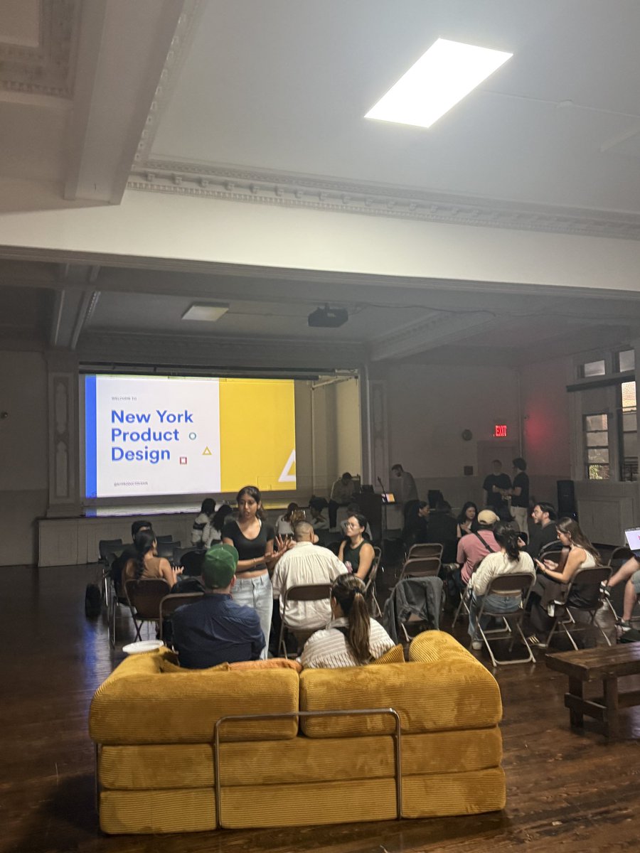 ACollinHadley's tweet photo. demo night with @nyproductdesign at a… old church in Williamsburg? https://t.co/P81wWPtbxT