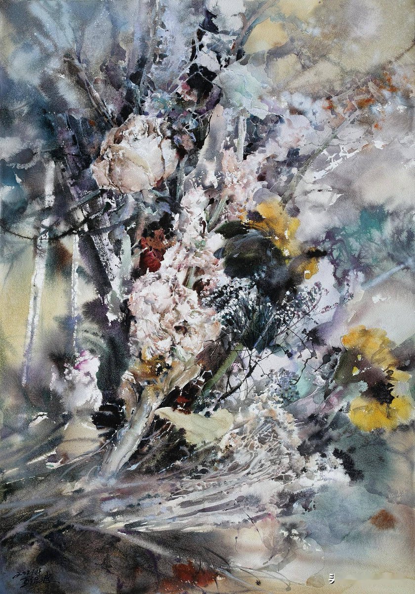 viettom893287's tweet photo. Lost in the soft strokes of watercolors—every blend feels like a quiet conversation between color and paper, a tiny moment of art magic today. #ArtVibes， https://t.co/F6Q523gk0J
