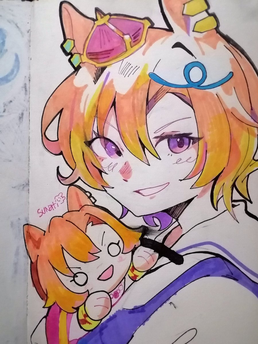 Sunatixd's tweet photo. Inktober day 1 but I fuck it up so much and my phone camera sucks https://t.co/sssNjxRuMC
