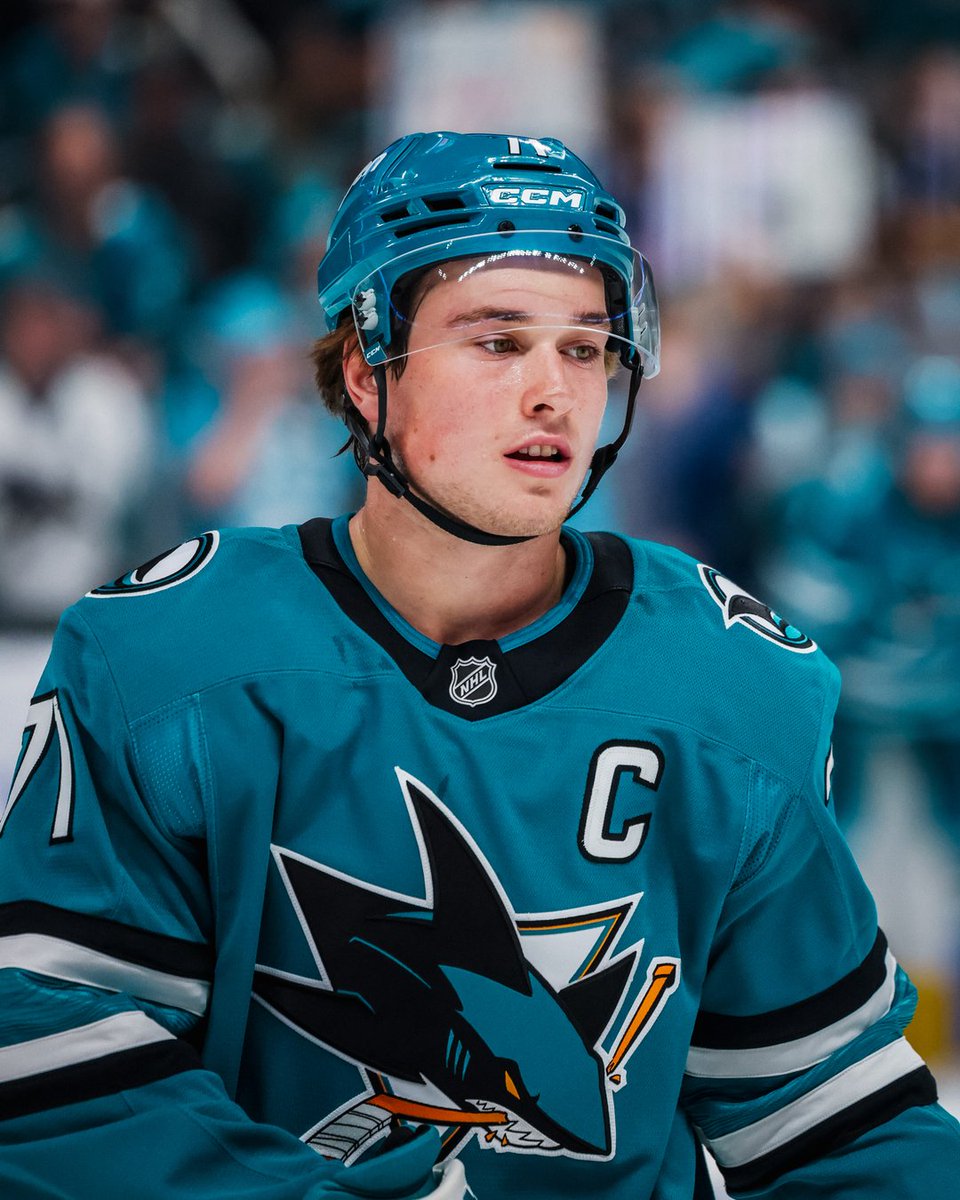NHL's tweet photo. The Captain Celebrini era begins! 🫡 https://t.co/arY1VgkKpw