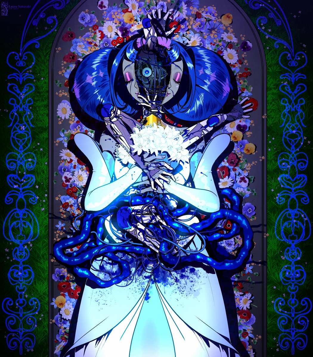 LauraSakuraki's tweet photo. Knights of Guinevere but body horror 
#knightsofguinevere #knightsofguineverefanart https://t.co/HTztBkN73t