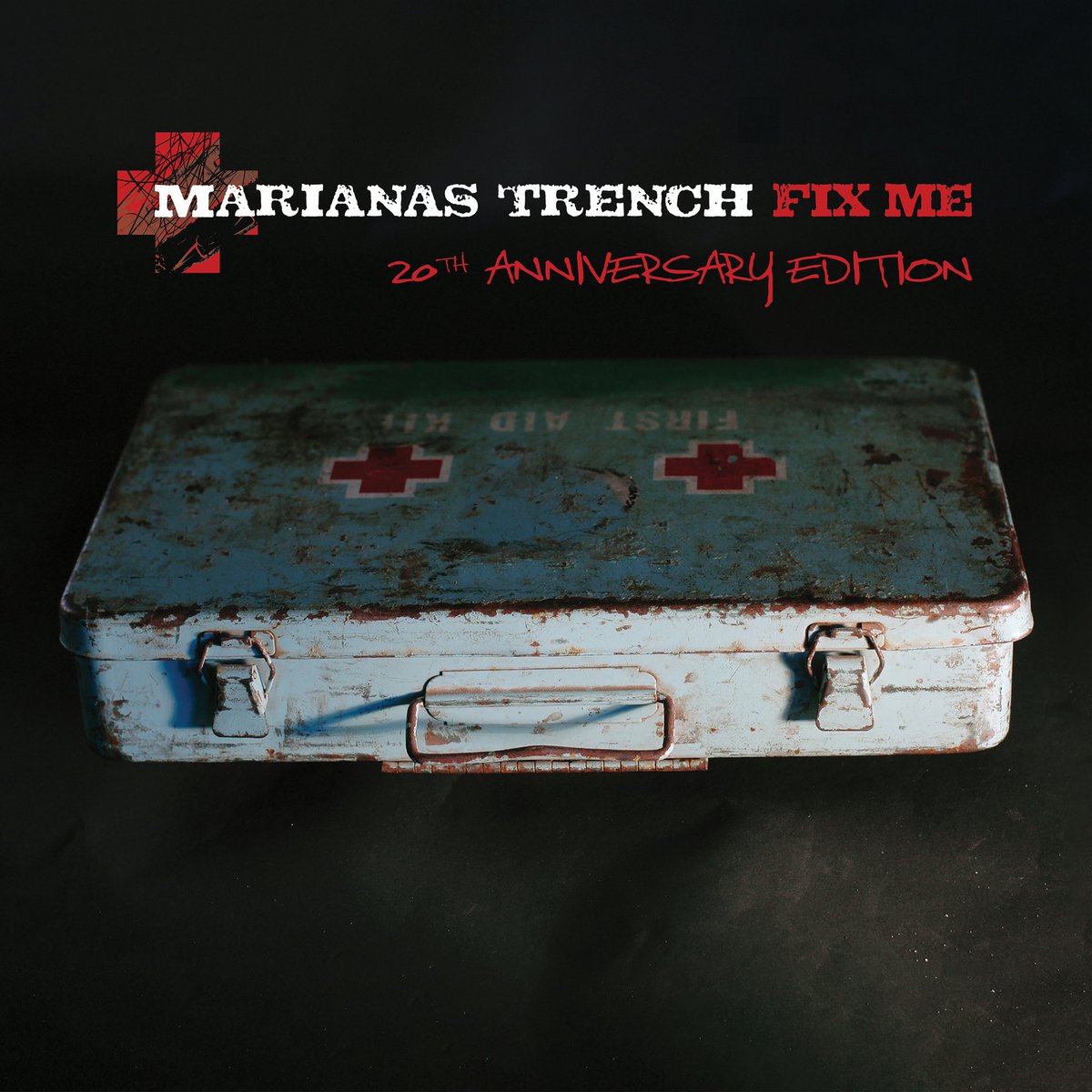 mtrenchCA's tweet photo. Marianas Trench's "Fix Me" is turning 20 years old! And get ready for the anniversary merch! 

•••••••

“It’s a precious family we’ve built together, and it all started with our beloved first child: Fix Me.

Thank you for everything.”

-Josh, Matt, Mike, Ian https://t.co/psGmxCIh9v