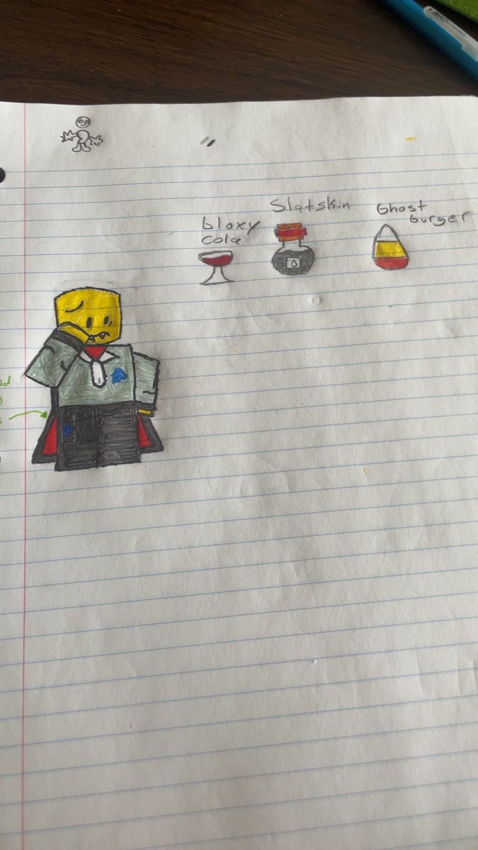 Marskarma8610's tweet photo. @Forsaken_News @ForsakenNewsRU I made this Halloween skin Concept for Noob called “Terrible Costume” it’s not finalized and I doubt I’ll finish it soon so.. (made this during school lols) https://t.co/ablYdz5u3h