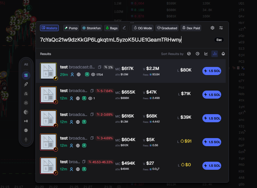 Frost1daily's tweet photo. @www_stream First coin launched is test: broadcast8472016

ca: 7cYaQc21w9dzKkGP6LgkqtmL5yzoK5UJE1GeamTRHwny https://t.co/RmEq73PV3f