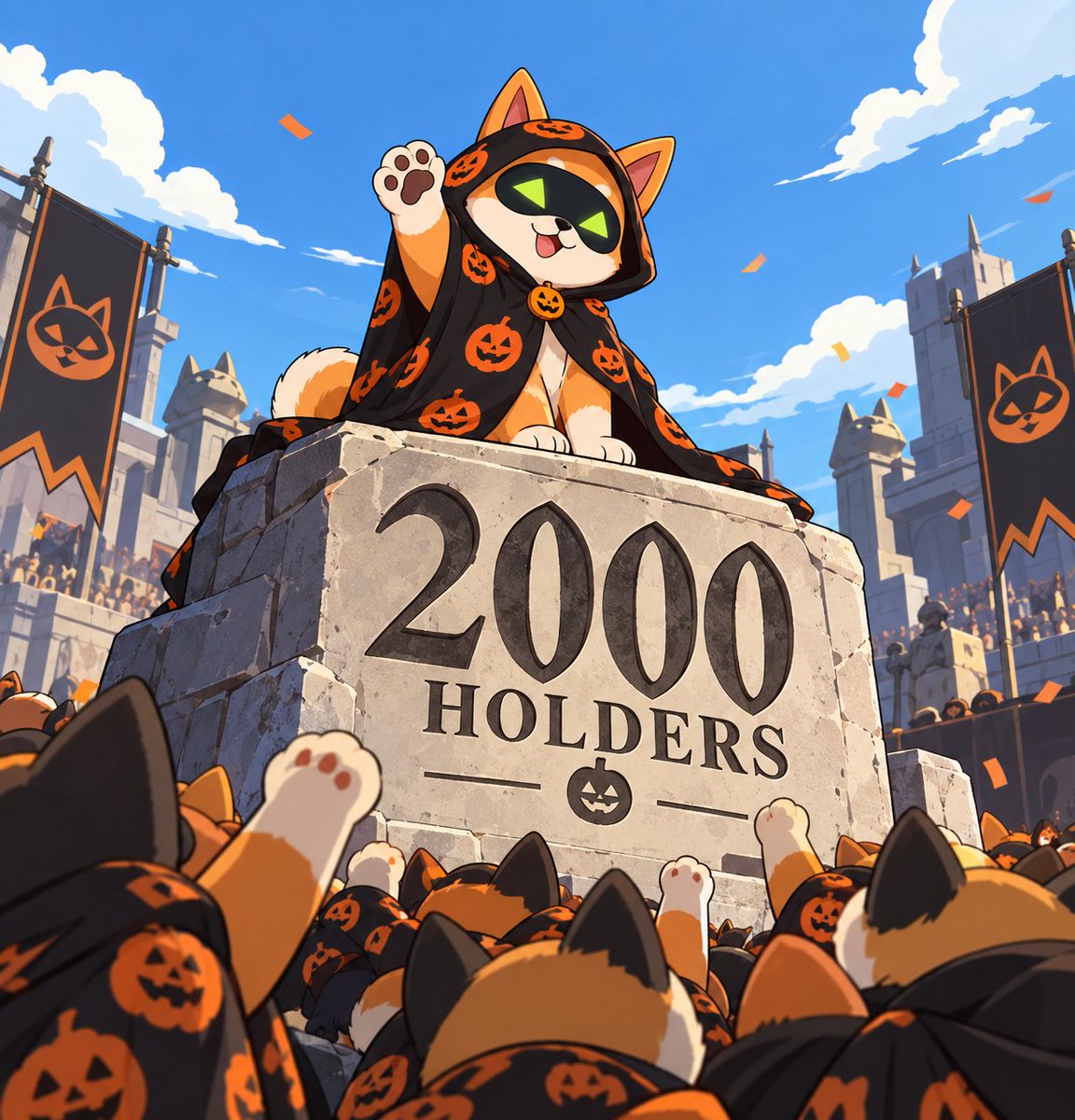 HallowInuX's tweet photo. The Spooky Squad is growing...

2000 holders. https://t.co/sW9EpgkyvM