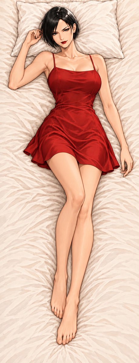 Caliguuuu's tweet photo. I love Ada in a red dress❤️
#AdaWong 
#ResidentEvilㅤ https://t.co/pwfJqxq0KI