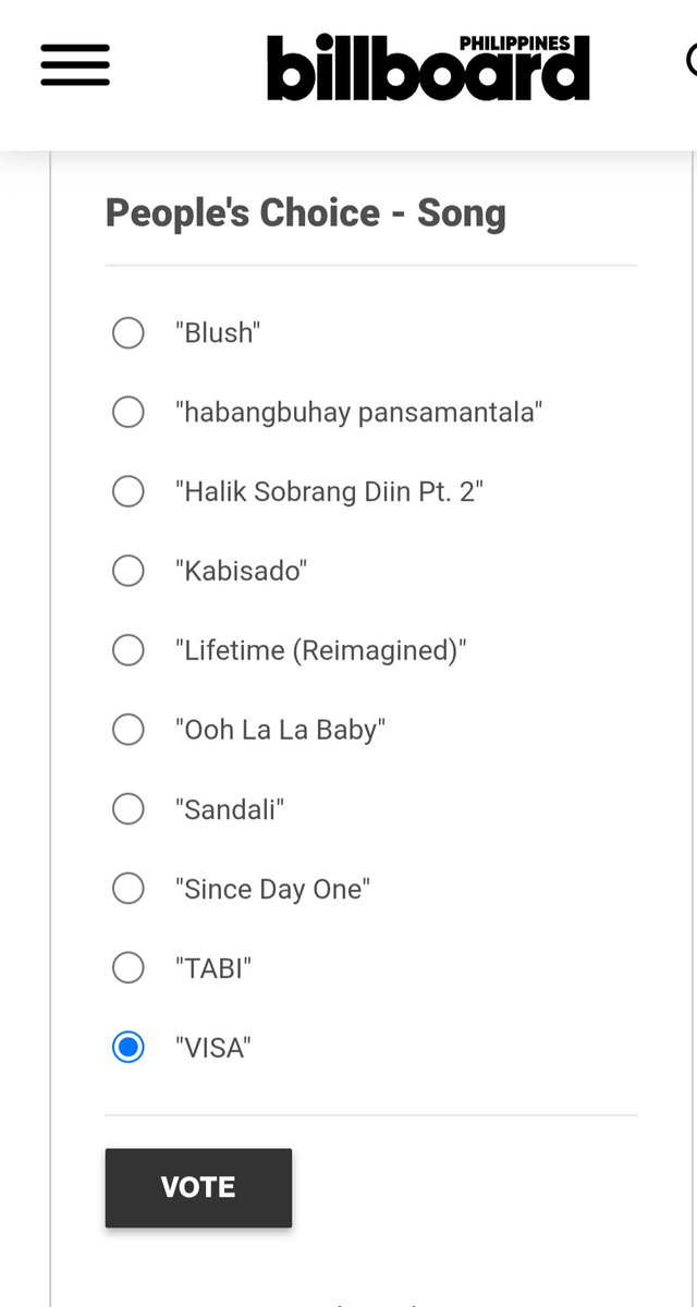 PIANOPLAYER2024's tweet photo. Ipanalo natin ang VISA sa People's Choice Song Awards sa FMA .. until Oct 4 nlng ito I think..

 Vote here https://t.co/wSI7mZVJsP

SB19 VISA TATAK PINOY
@SB19Official #SB19 
#SB19VISAforGrammyNomination https://t.co/rUxPKyemq9