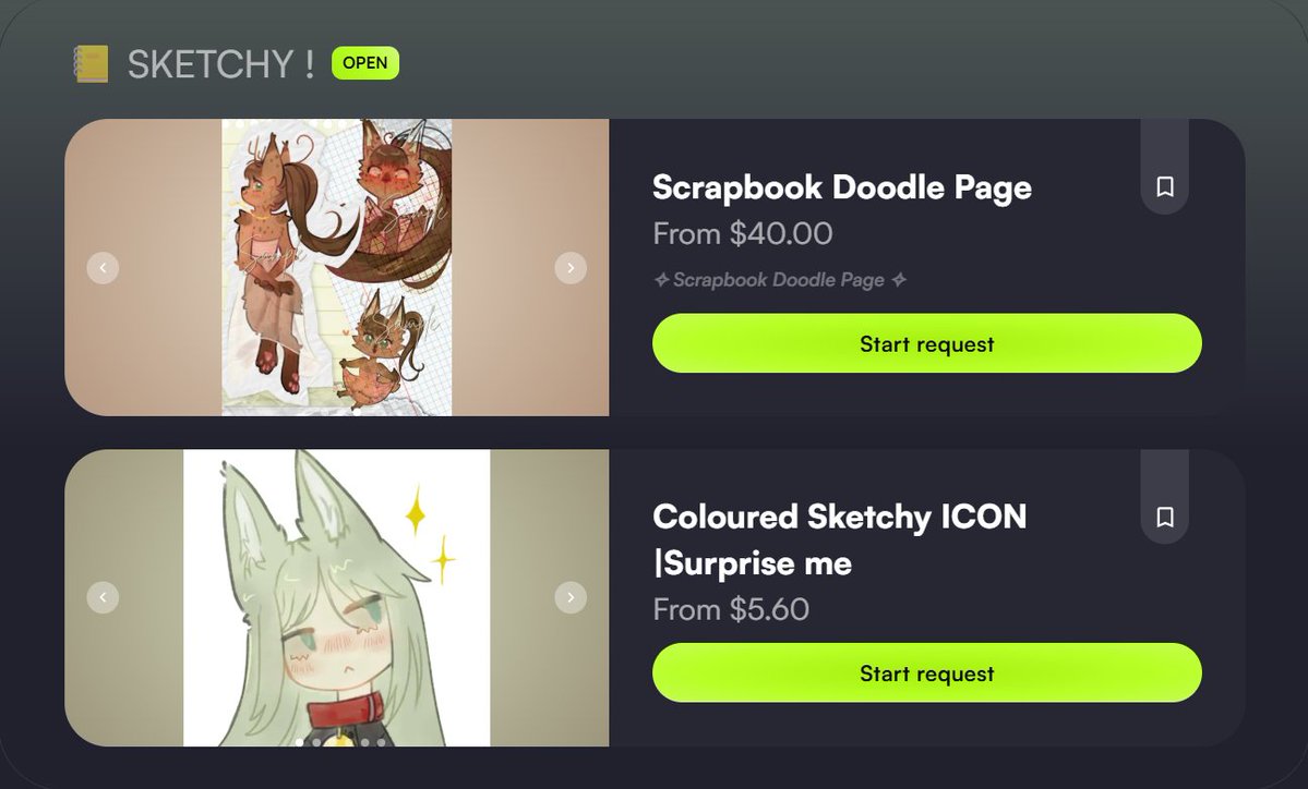 capucjina's tweet photo. Hello guys! I just saw I don't have my prices here, (only the Sketchy Icons lol) so I will show you! For Character illustration, the base price is $15 (Bust-up) You can choose the framing and background! Same for Couples portait, starting at $20! 🐱❤️ https://t.co/09kMt7gquq