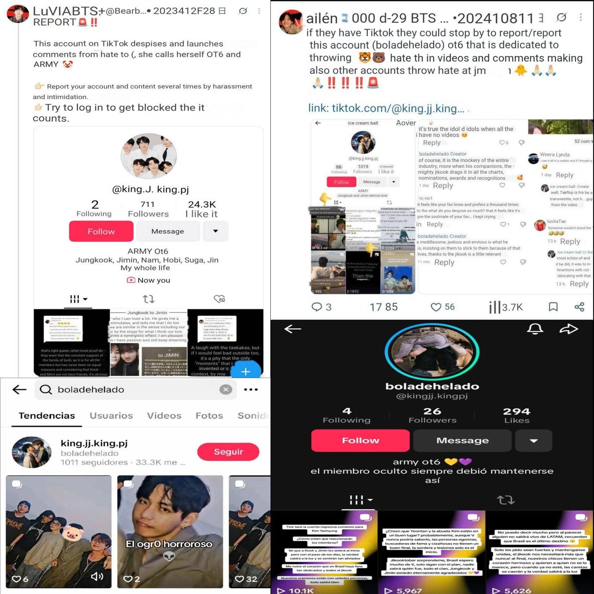 JeonM99829's tweet photo. WE DEMAND HYBE/BIGHIT TAKE THESE THREATS SERIOUSLY!

@HYBEOFFICIALtwt @bts_bighit 

PROTECT TAEHYUNG 
PROTECT YOUR ARTIST
BIGHIT AND HYBE TAKE ACTION
#ProtectTaehyung #ProtectYourArtist https://t.co/2W0smT1KDE