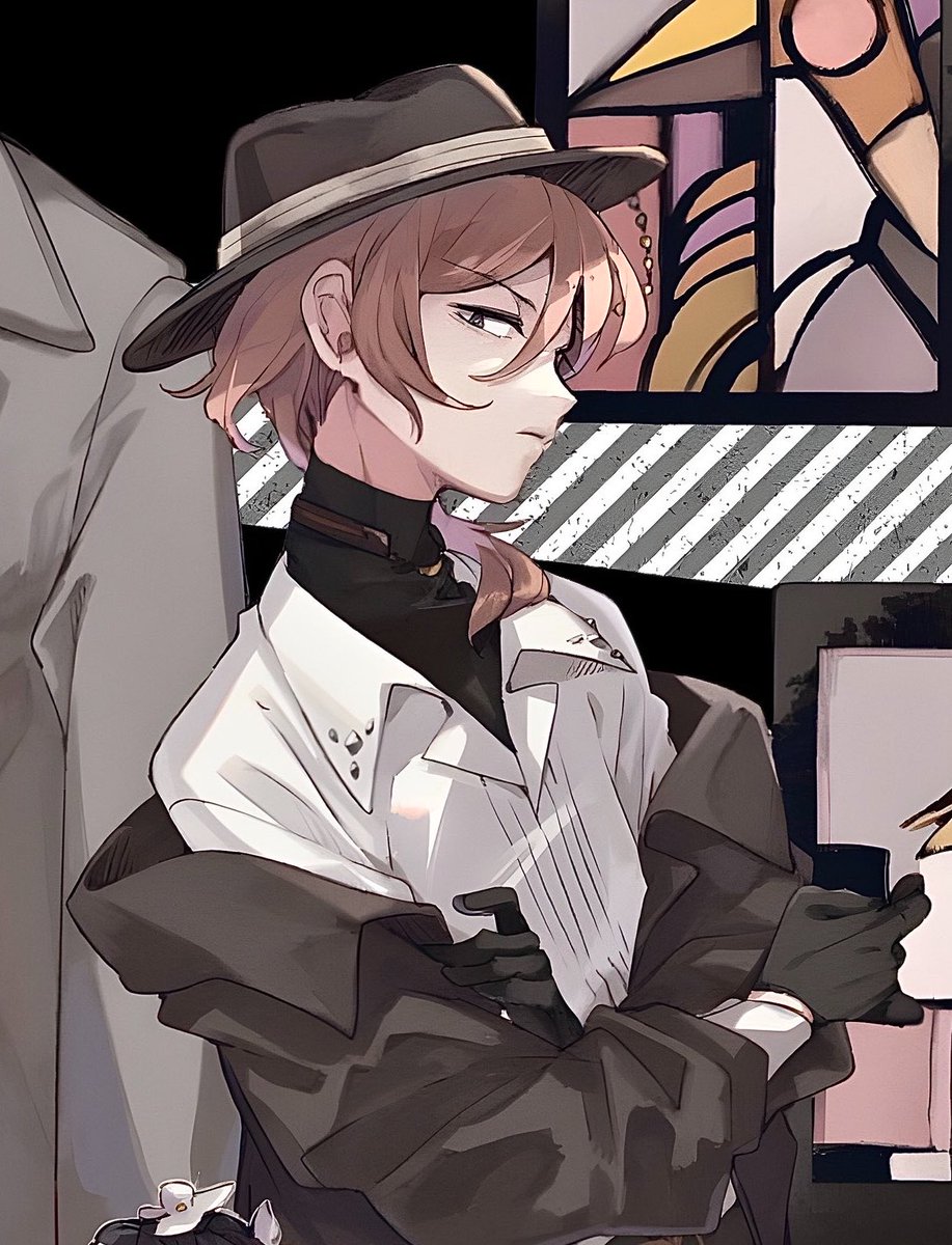 petitesmafia's tweet photo. the Chuuya influence https://t.co/hnmeaaKWxK