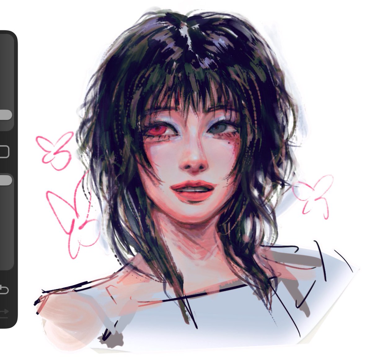 wumutigirl's tweet photo. refined this old rui portrait ^_^ can't wait to start drawing looks from the new era!! https://t.co/jYwjlD3ulk