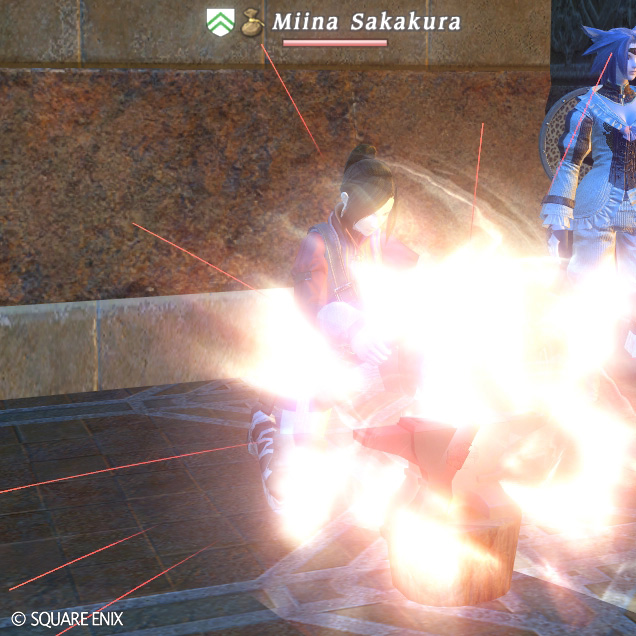 Miina_FF14's tweet photo. 旧FF14で「禁断のマテリア装着」に失敗すると、そのマテリアだけではなく、マテリア装着済みのアイテムも「全てが砕け散る」という仕様でした…　なので、真の意味で「禁断」の所業だったんですよね。 #FF14レガシーの記憶 https://t.co/vqJWVo9Juu