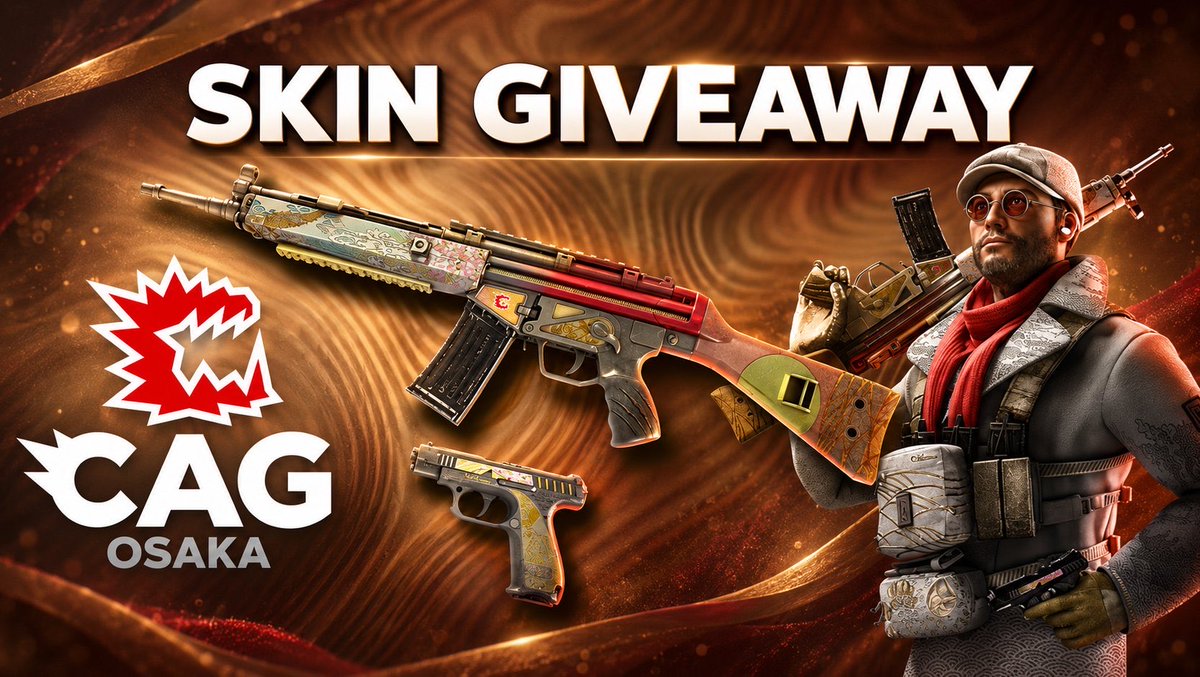 DD_Man109's tweet photo. 🎁CAG By VARREL BUNDLE GIVEAWAY🎁  

✅Follow

@DD_Man109&amp; @_VARREL 

✅Like &amp; Retweet ! Winner will be announced in 2 weeks! 
フォロ���とリツイートしてくれた人の中から5人に抽選でCAGバンドルプレゼントします！！  
期間は2週間です！！ https://t.co/CtVTGFissl