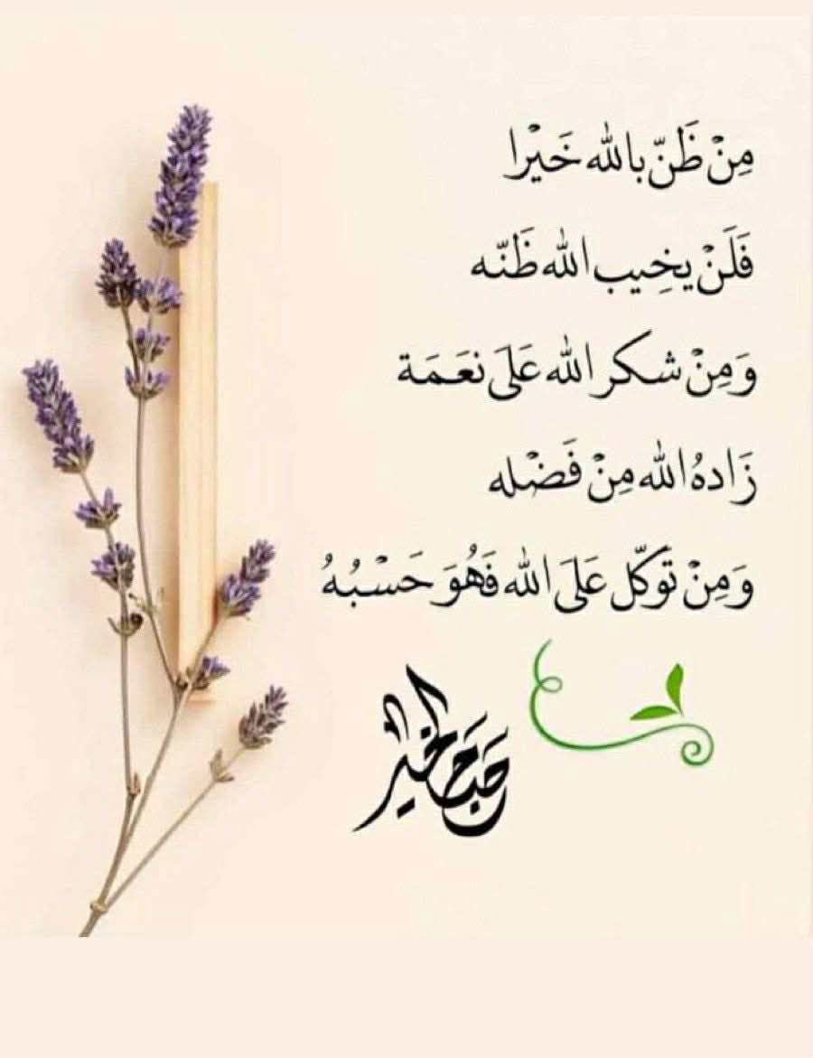 CabtenHaroun's tweet photo. الحمدُ لله على عَظيم النعم ظَاهرها وباطنها حمدًا نبلغُ به مَنازلَ الحامدين  ونهنأ به  ويَغمُرنا اليقين🌸🍃🍃
🍃صباح الحمد على النعمة🍃
اللهم اجبر خواطرنا، وحقق أمانينا، وارزقنا من واسع فضلك، وبارك لنا في أيامنا🌸☘️
#صِبّــآحً_آلَخٌــيّر_وِآلَسًعَـــآدُهِ #صباح_الخيـر https://t.co/jBINwFCbph