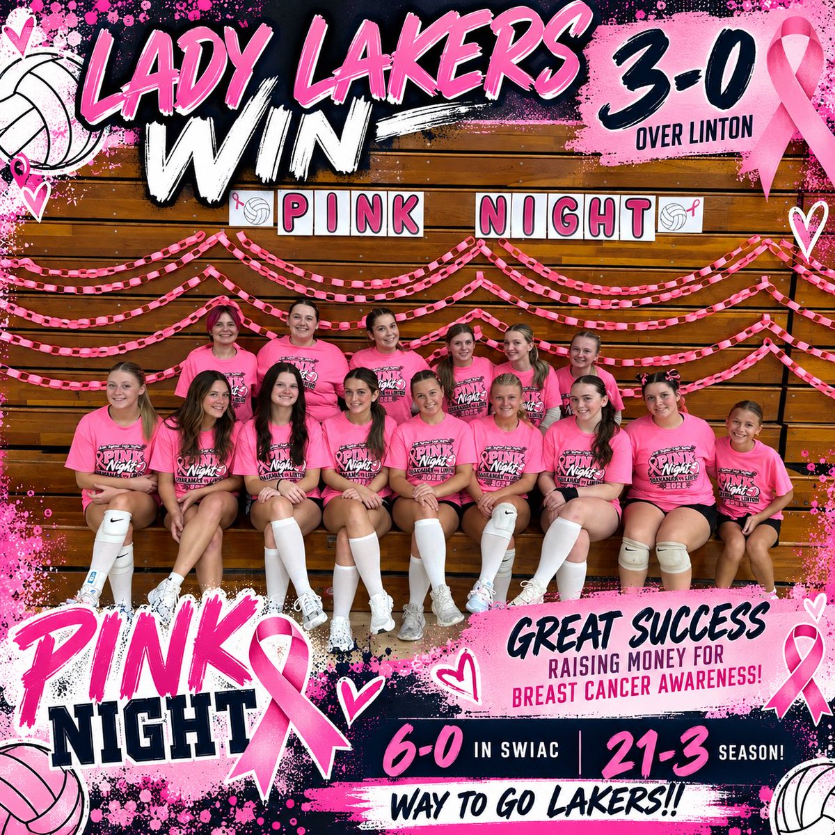 SHSlakersvball's tweet photo. Lady Lakers are now 6-0 in SWIAC after defeating Linton 3-0!💙🏐
25-16, 25-22, 25-19
@pughgrant @RickSemmler @ihsvca @IndianaPrepVB https://t.co/CvJtxOs8vd