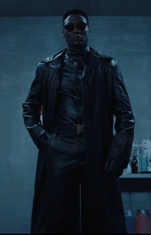 iNeed_someBlue's tweet photo. Why does nobody talk about this live action Wesker he’s sick as fuck omg (I haven’t watched it yet) https://t.co/dhiRQ9EdlG