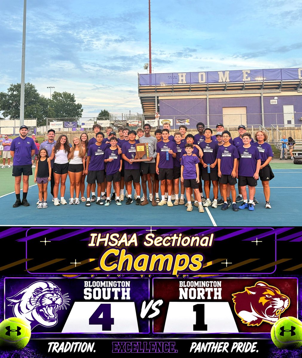 BHSS_Athletics's tweet photo. Congratulations to Boys Tennis! 

Sectional Champions! 

That’s now five sectional championships in a row and eight of the last nine! https://t.co/HQwJjaGsJr
