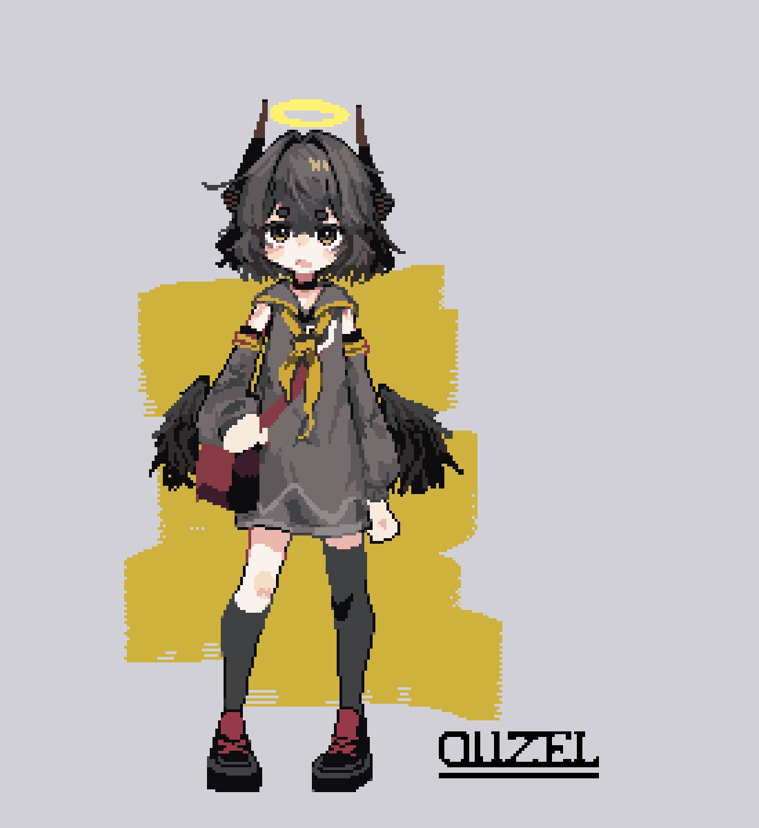 OUZEL_ouzel's tweet photo. 也是好小的改动，但我还要发
black oc https://t.co/teo0OE0xBo