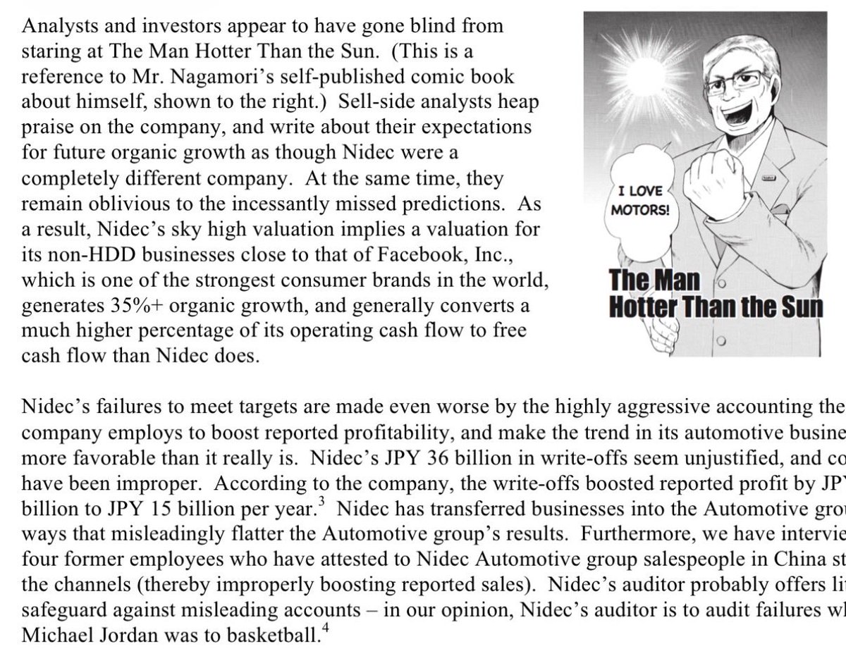 muddywatersre's tweet photo. Nidec - Where were the signs? (Sarcasm) $6594.JT https://t.co/g9uw1Y1TwA