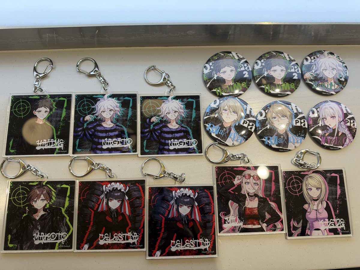 hachimaru__8's tweet photo. 【交換】ダンガンロンパ めふぃすと SHIBUYA109

譲：画像のもの

求：アクキー、 王馬、最原
缶バッジ 王馬、七海、最原
フォト風カード 王馬、最原、七海（同種）
アクリルコースター 王馬、最原
（全て狛枝は王馬とのみの交換）

本日夜まで渋谷におります！ https://t.co/3WRYxfvYV4